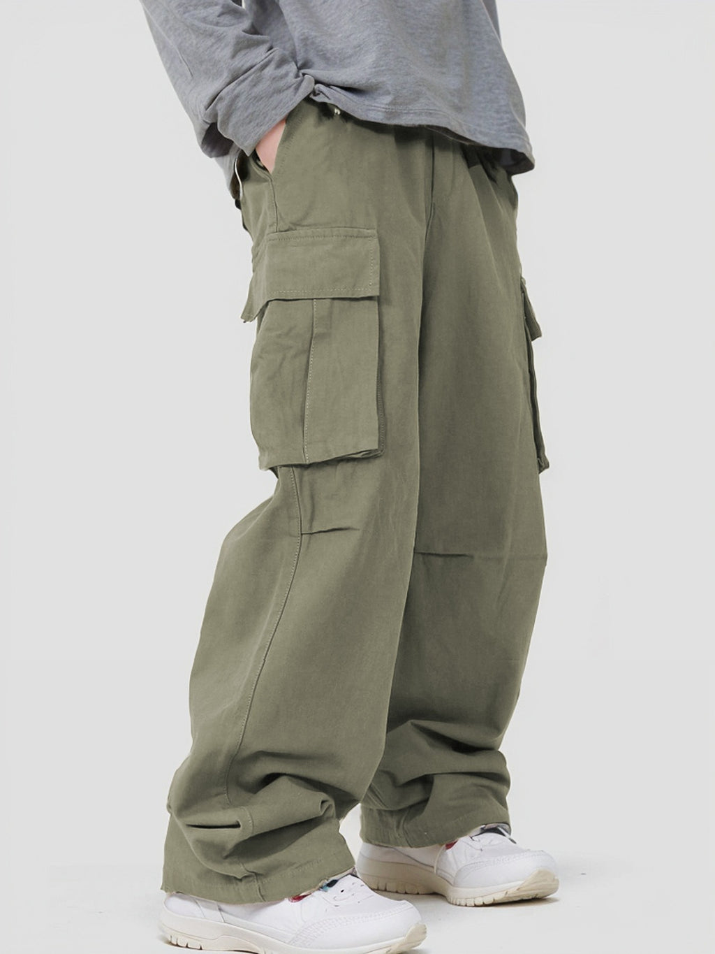 Casual loose cargo pants