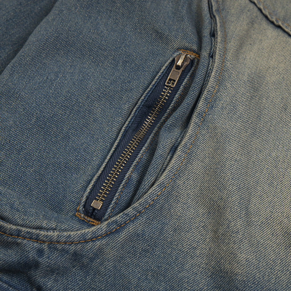 Punk Old Wash Denim Jacket