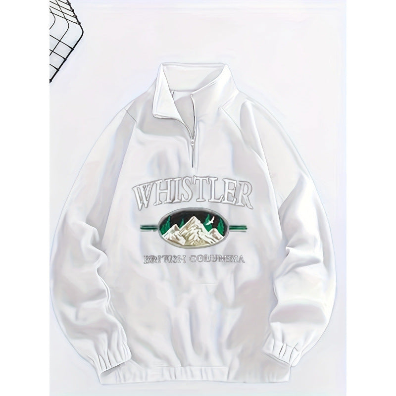 Casual Fashion Plus Size Embroidered Sweater