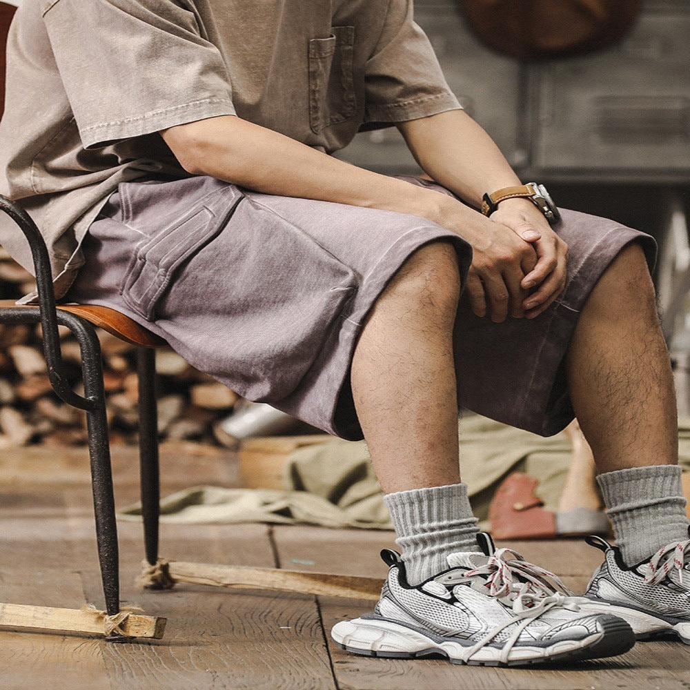 Summer Dirty cargo Shorts