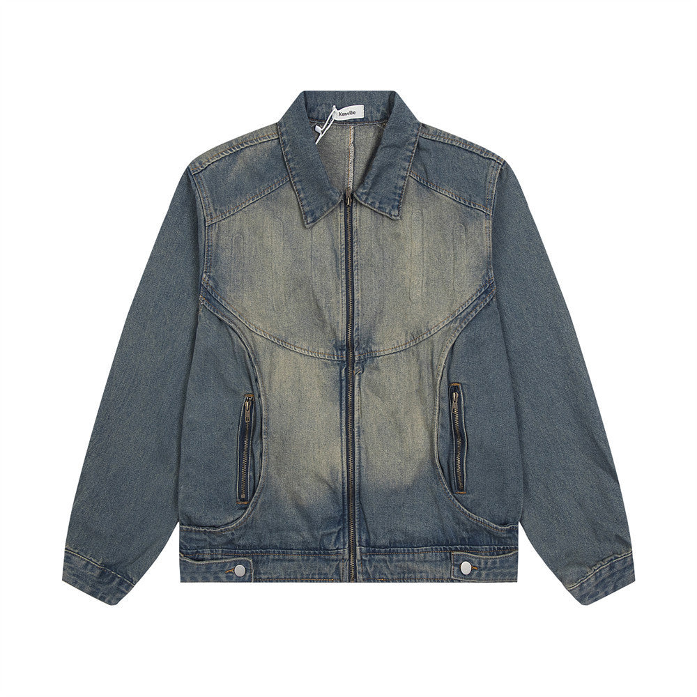 Punk Old Wash Denim Jacket