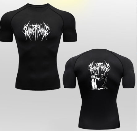 Men's compressed gym shirt