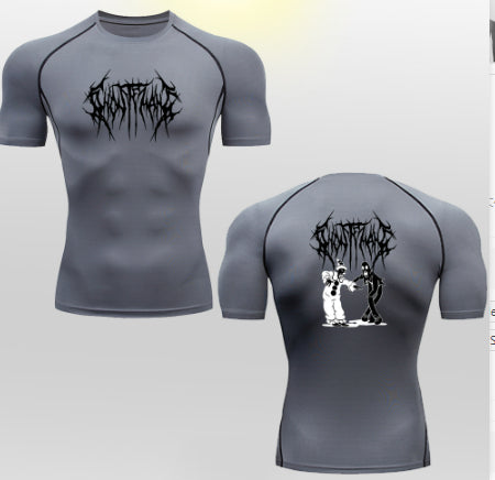 Men's compressed gym shirt