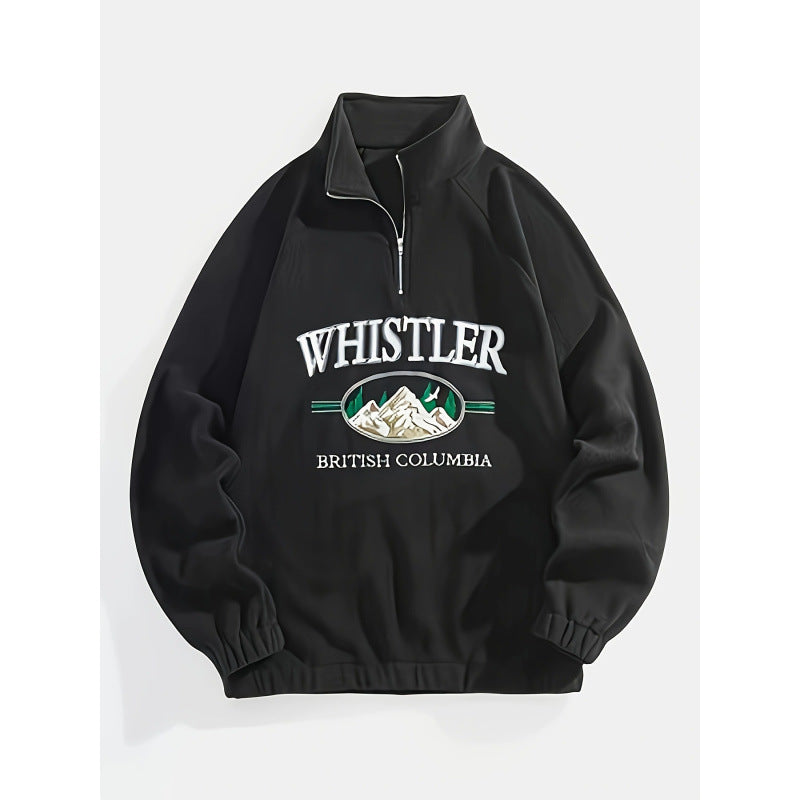 Casual Fashion Plus Size Embroidered Sweater