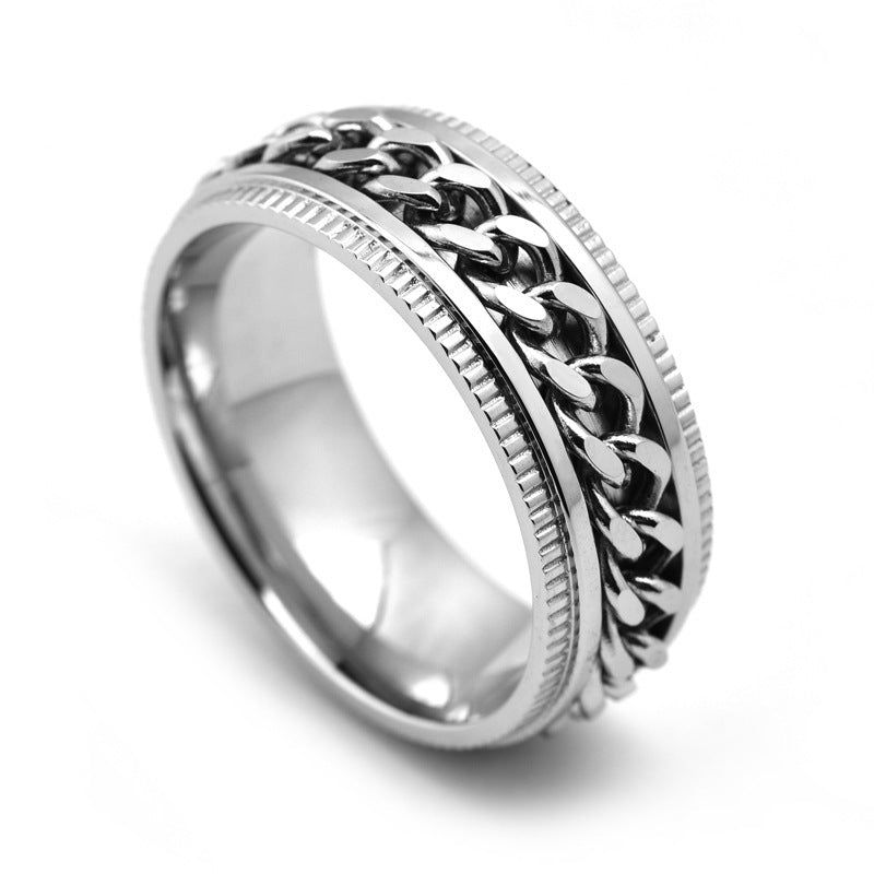 Stainless Steel Men's Ring