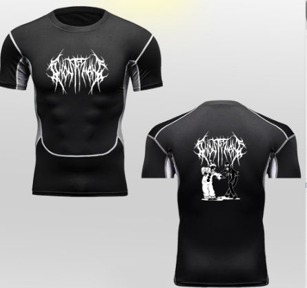 Men's compressed gym shirt