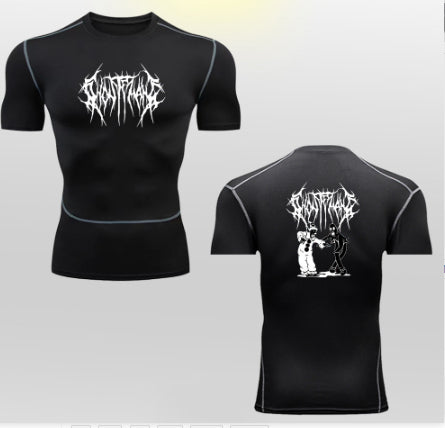 Men's compressed gym shirt