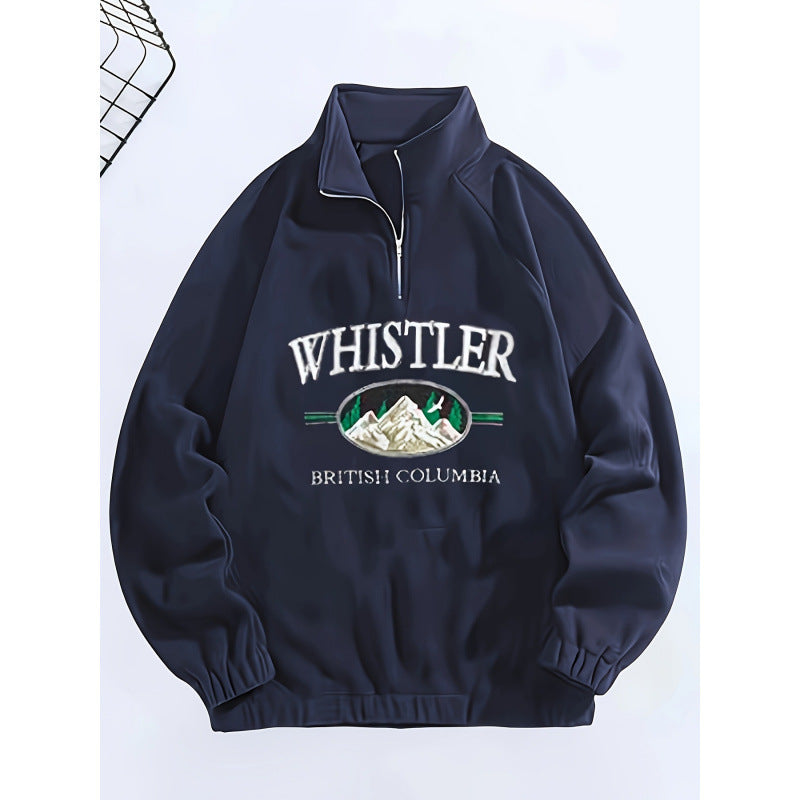 Casual Fashion Plus Size Embroidered Sweater